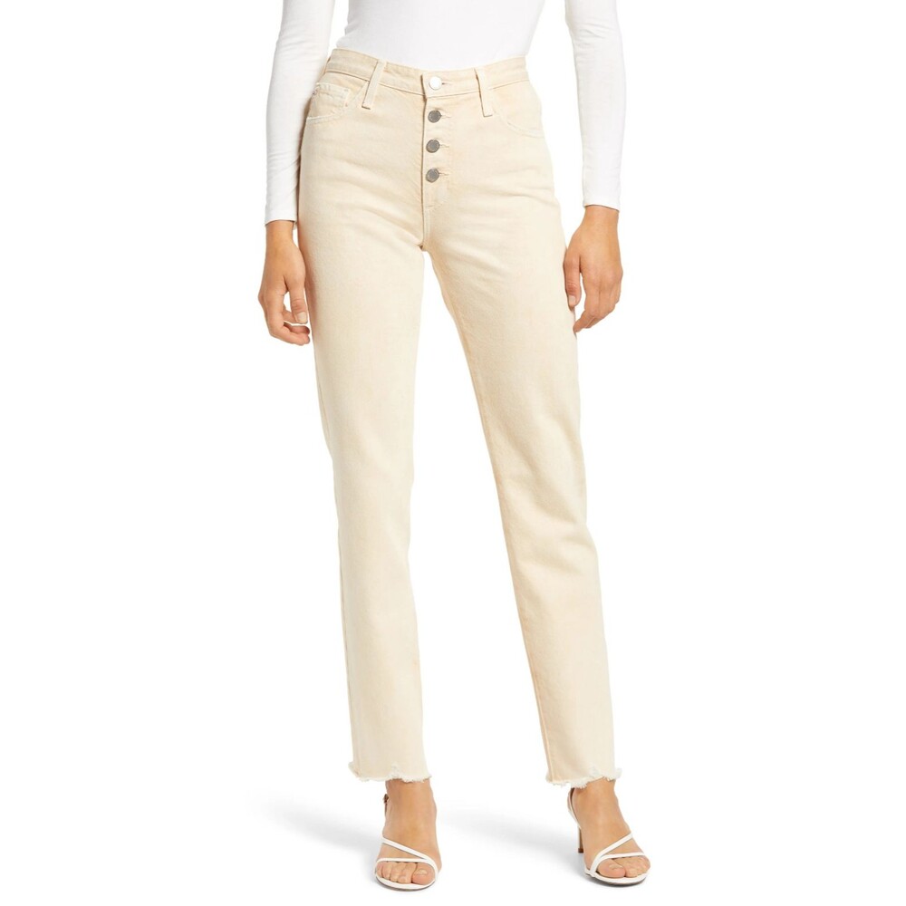 AG Women’s Isabelle Women's High Rise Button Up Straight Crop Jeans size 29 NWT